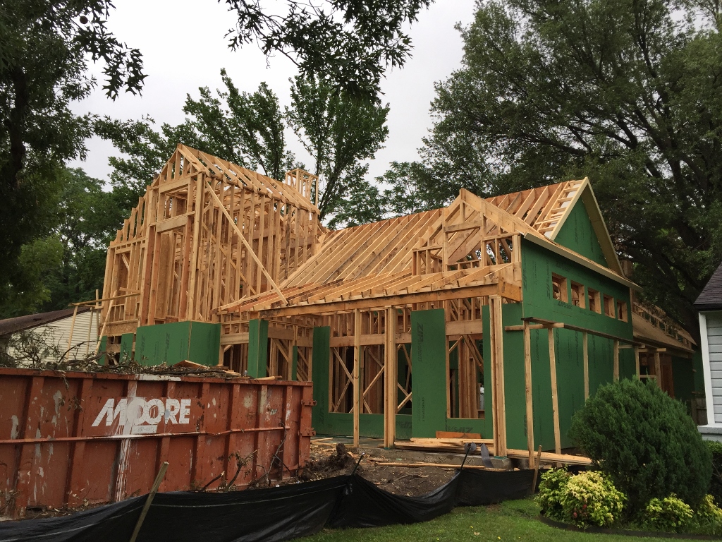 Modern Farmhouse Construction Progress
